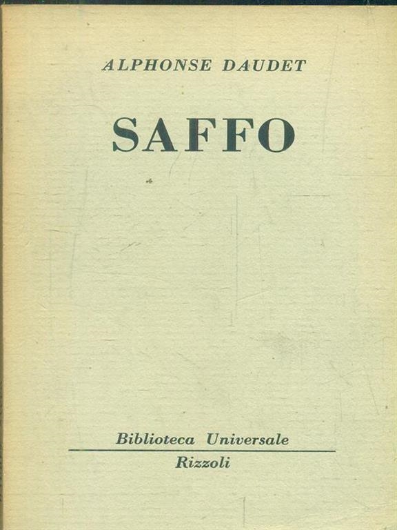 Copertina  Saffo