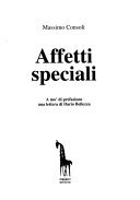 Copertina  Affetti speciali